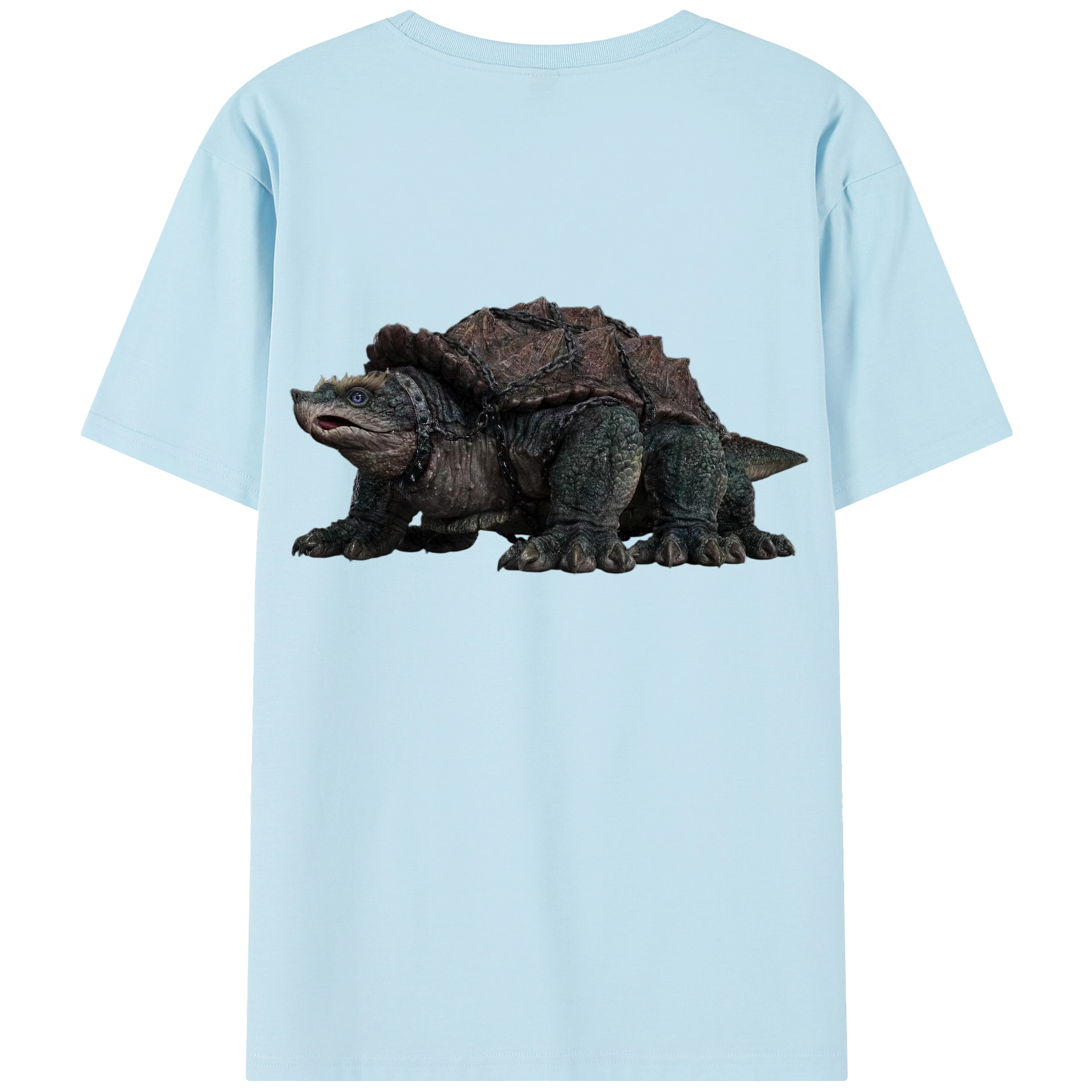 （画像用） Ne Zha 2 ナタ 魔童の大暴れ 綿100％半袖Tシャツ（背面プリント）